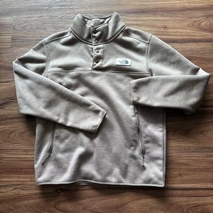 North face quarter button